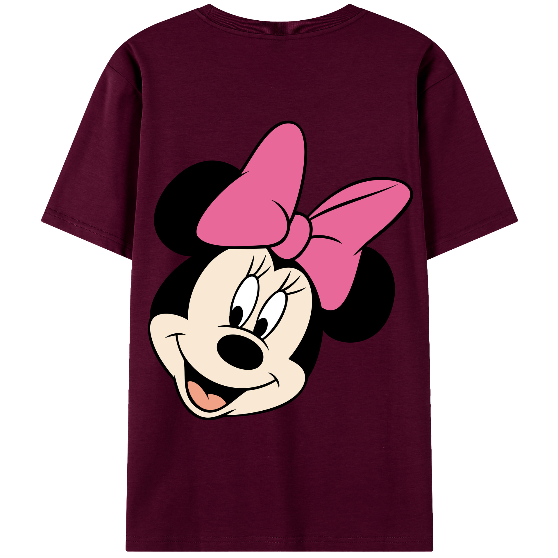 （画像用） ミッキーマウス Mickey Mouse レディース半袖Tシャツ(バックプリント)